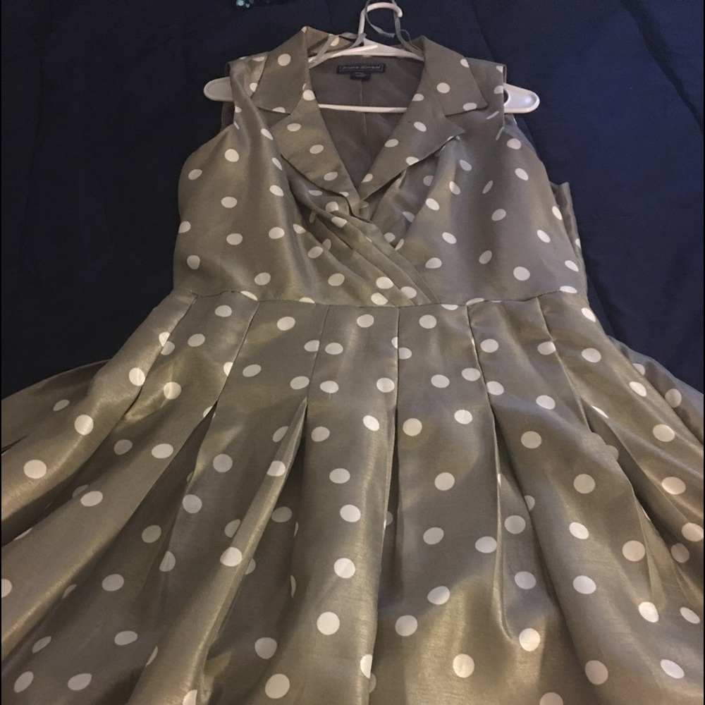 Women’s polkadot dress